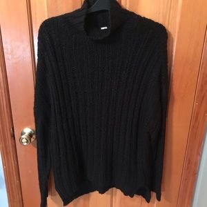 H&M Black Knit Sweater Dress